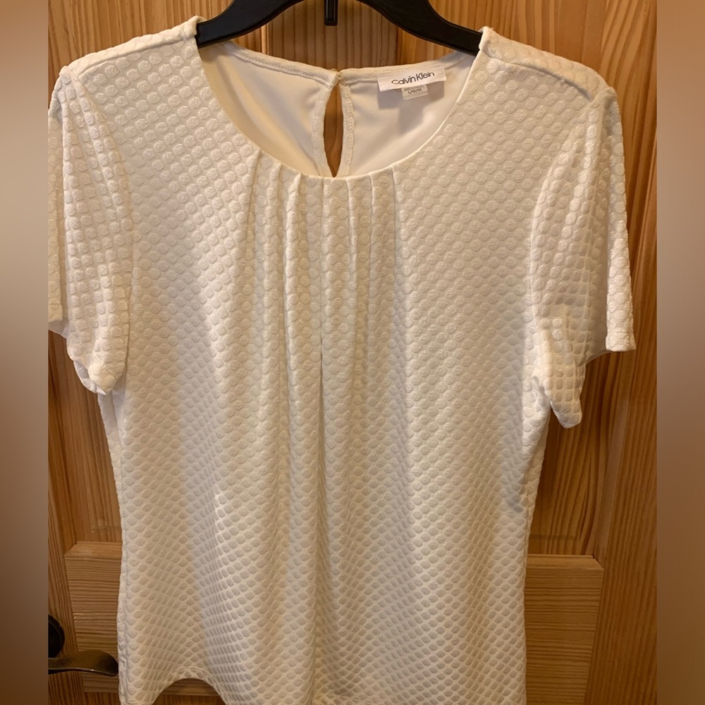 White Calvin Klein Blouse
